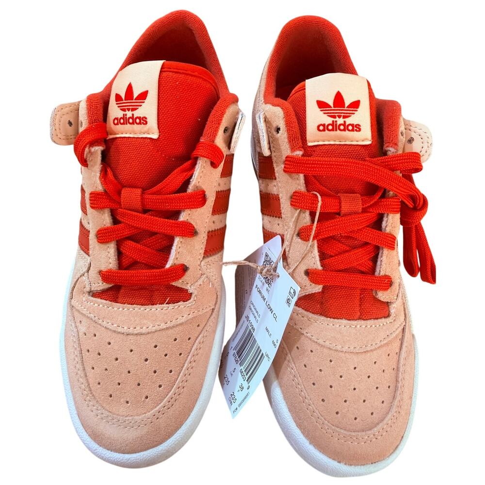 NEW Adidas Men's Forum Low CL Orange Size 5.5